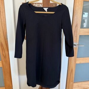 Club Monaco | Dresses | Monaco Ponte Knit Square Neck Sheath Dress Tie Back  Teal Blue Medium 8 | Poshmark